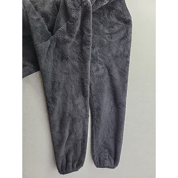 TNF The North Face Sherpa Fluffy Osito Zip Jacket Women's Medium Black Pocket - Picture 7 of 8